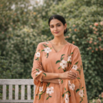 Peach Blossom Artistic Suit Set
