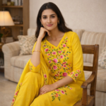 Sunshine Garden Hand-Painted Suit Set - Image 3