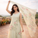 Pistachio Rose Garden Suit Set