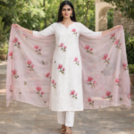 Rose Pink Garden Suit Set - Image 2
