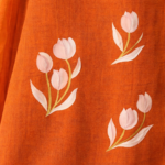 Rust Tulip Hand-Painted Suit Set - Image 2