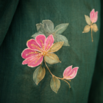 Emerald Bud Hand-Painted Suit Set - Image 2