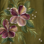 Forest Lily Hand-Painted Suit Set - Image 2