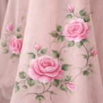 Blush Rose Garden Hand-Painted Suit Set - Image 2