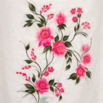 Ivory Wild Rose Hand-Painted Suit Set - Image 2