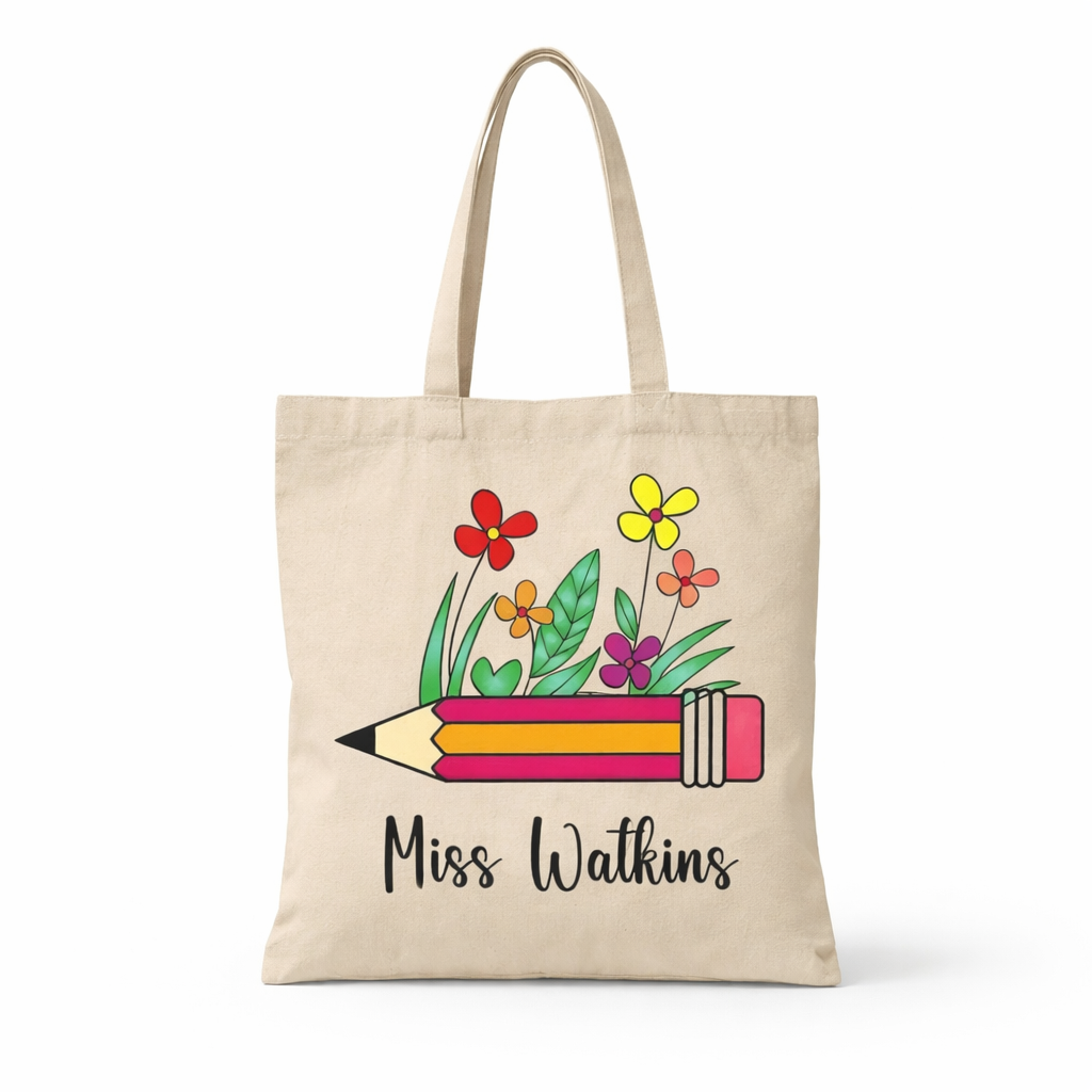ChatGPT-Image-Feb-22-2026-03_17_11-AM.png Teacher Theme Tote – Pencil Garden Design - Image 1