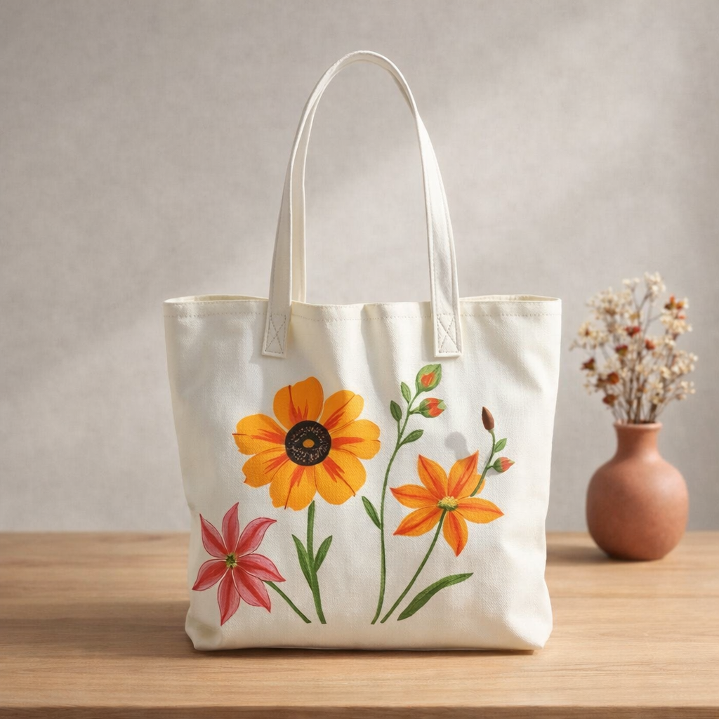 ChatGPT-Image-Feb-22-2026-03_18_01-AM.png Modern Floral Minimalist Canvas Tote - Image 1