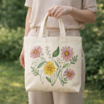 Pastel Floral Craft Tote - Image 3