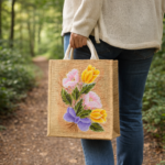 Floral Bouquet Personalized Style Tote - Image 3
