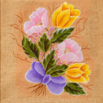 Floral Bouquet Personalized Style Tote - Image 2