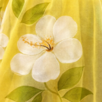 Basant – Hand-Painted Premium Floral Organza Saree - Image 3