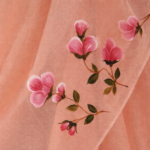 Aaryahi – Hand-Painted Pure Organza Saree - Image 2