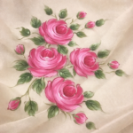 Saanjh – Hand-Painted Organza Saree - Image 2