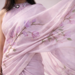 Lavanya – Hand-Painted Pure Silk Saree - Image 4