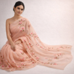 Aaryahi – Hand-Painted Pure Organza Saree - Image 5