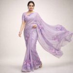 Parijaat – Hand-Painted Pure Silk Saree - Image 5