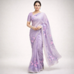 Parijaat – Hand-Painted Pure Silk Saree