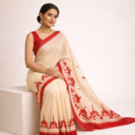 Mangal Alpana – Hand-Painted Cotton Saree - Image 3