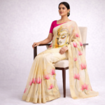 Shanta – Hand-Painted Chanderi Cotton Saree - Image 5