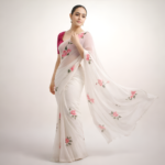 Kamala Breeze – Pure Chiffon Floral Saree