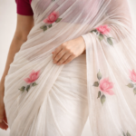Kamala Breeze – Pure Chiffon Floral Saree - Image 2